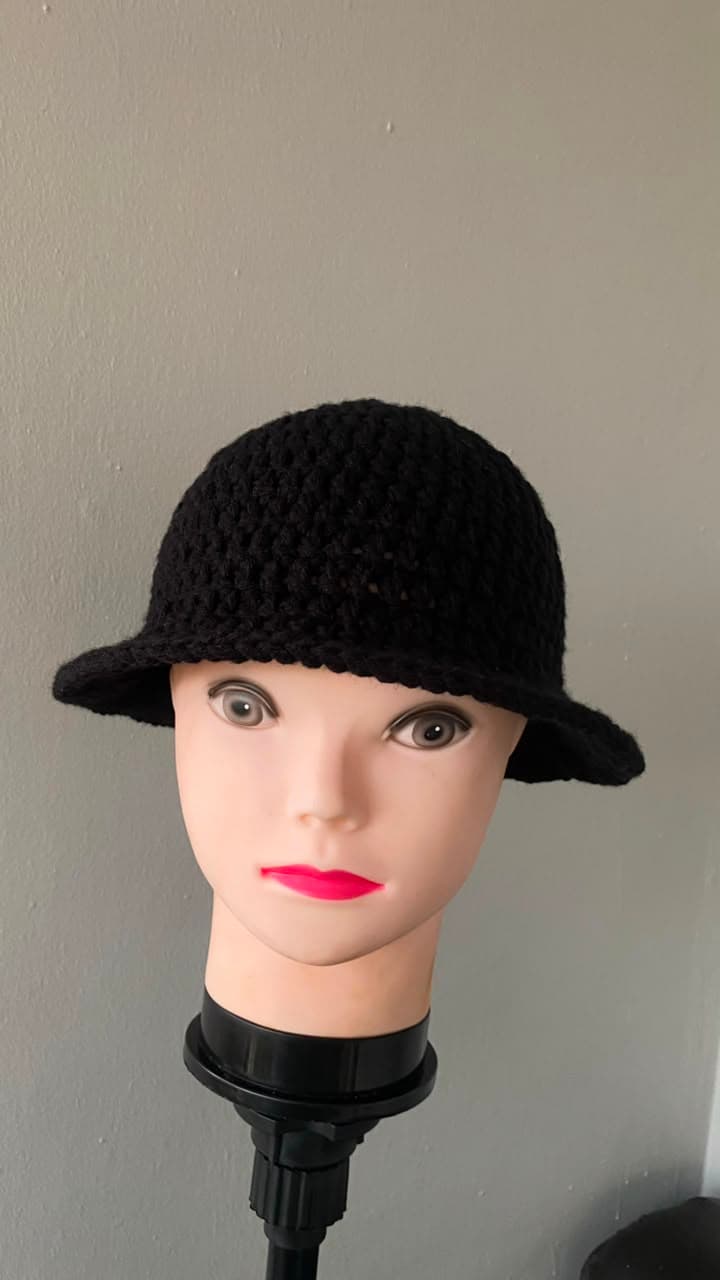 Black & Grey Bucket Hat