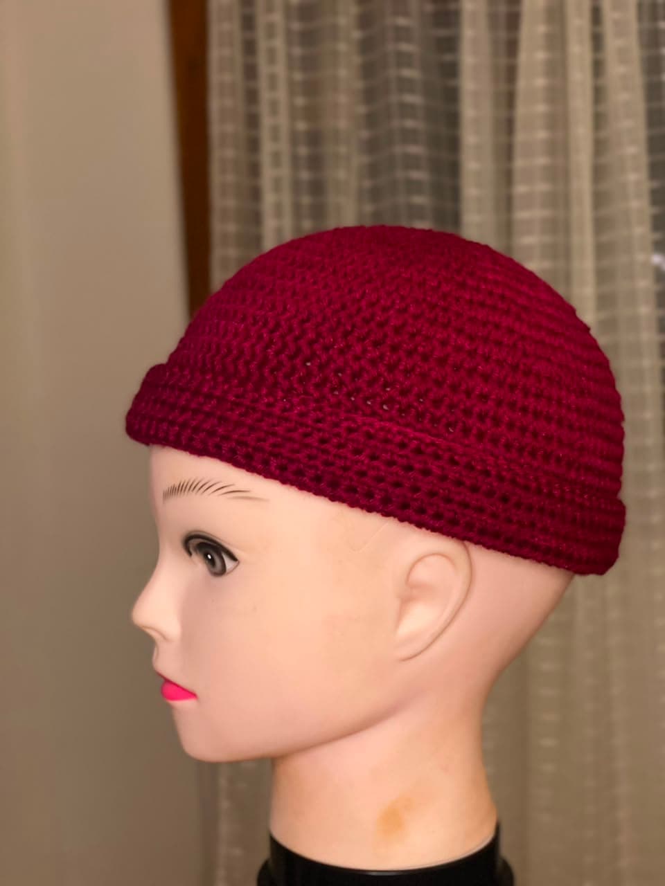 Burgundy Classic Hat